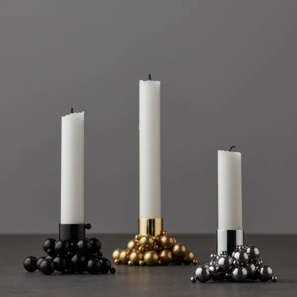 Molekyl Candlestick 4 Chrome
