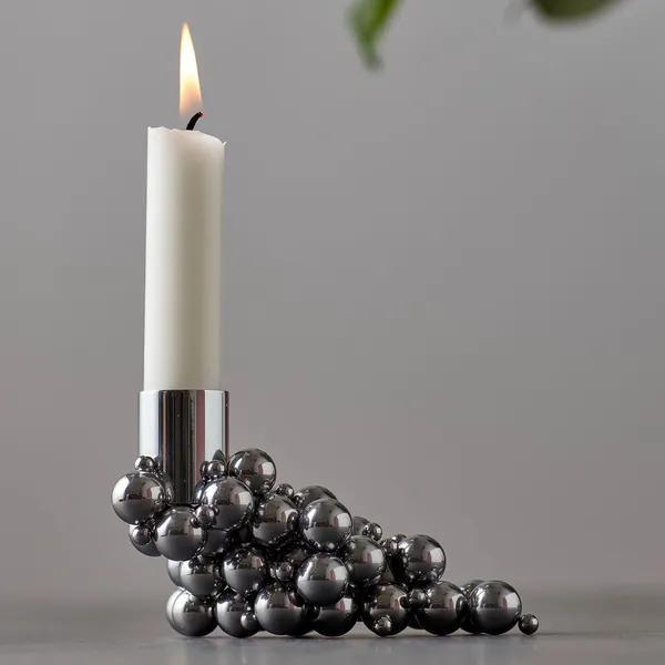 Molekyl Candlestick 4 Chrome