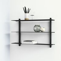 Nivo Shelf A Black Ash/ Black