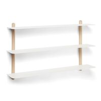 Nivo Shelf A Light Oak/ White