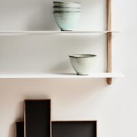Nivo Shelf A Light Oak/ White