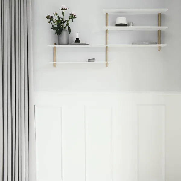 Nivo Plank B Licht Eiken/ Wit