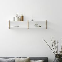 Nivo Plank C Licht Eiken/ Wit