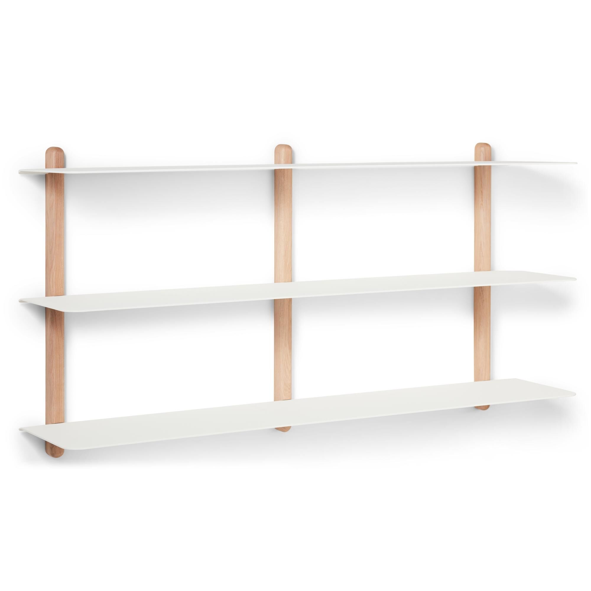 Nivo Regal Groß D Helle Eiche/ Weiß