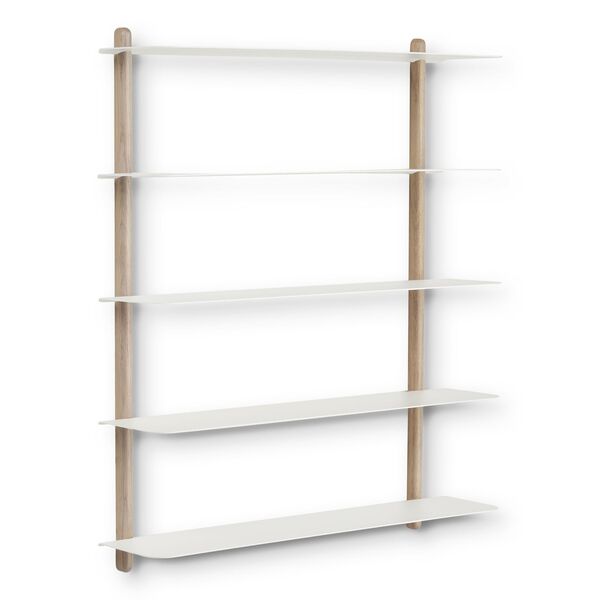 Nivo Shelf E Jasny Dąb/ Biały