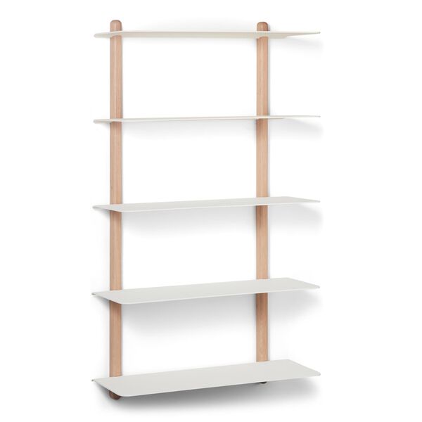 Nivo Shelf Large E Light Oak/ White