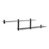 Nivo Shelf H Black Ash/ Black