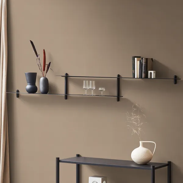 Nivo Shelf H Black Ash/ Black