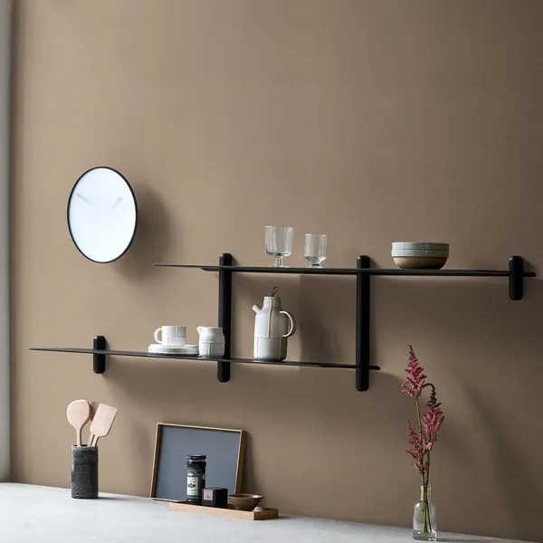 Nivo Shelf H Black Ash/ Black