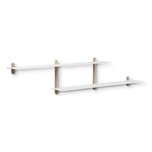 Nivo Shelf H Light Oak/ White