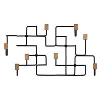 Underground Coat Rack Oak/Black