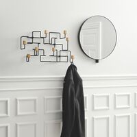 Underground Coat Rack Oak/Black