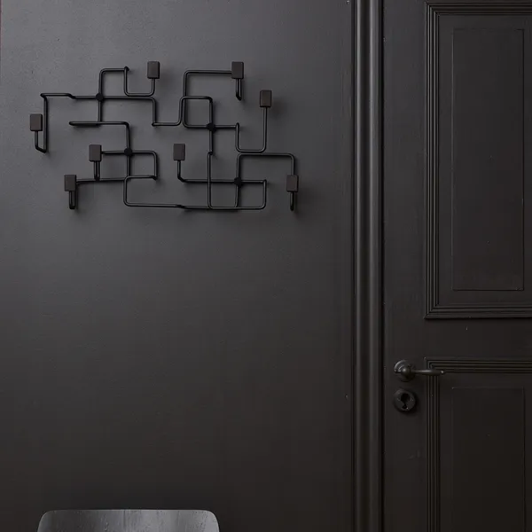 Underground Coat Rack Black Oak/Black