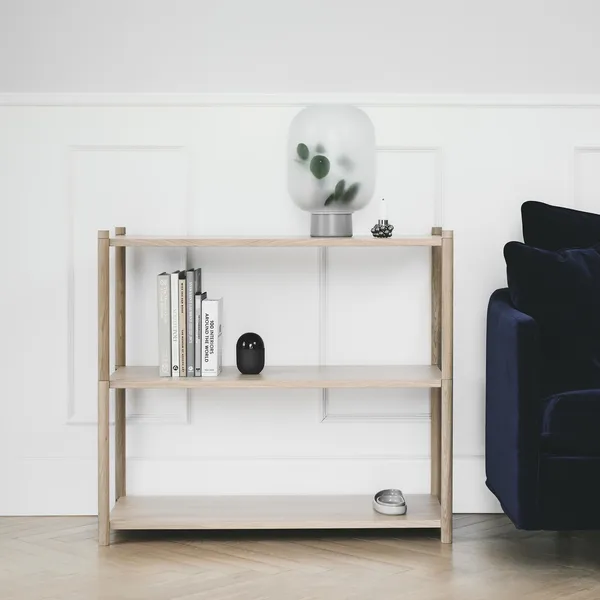 Sceene Bücherregal A Helle Eiche