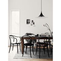 Nr. 14 Esstischstuhl Rattan/ Schwarz