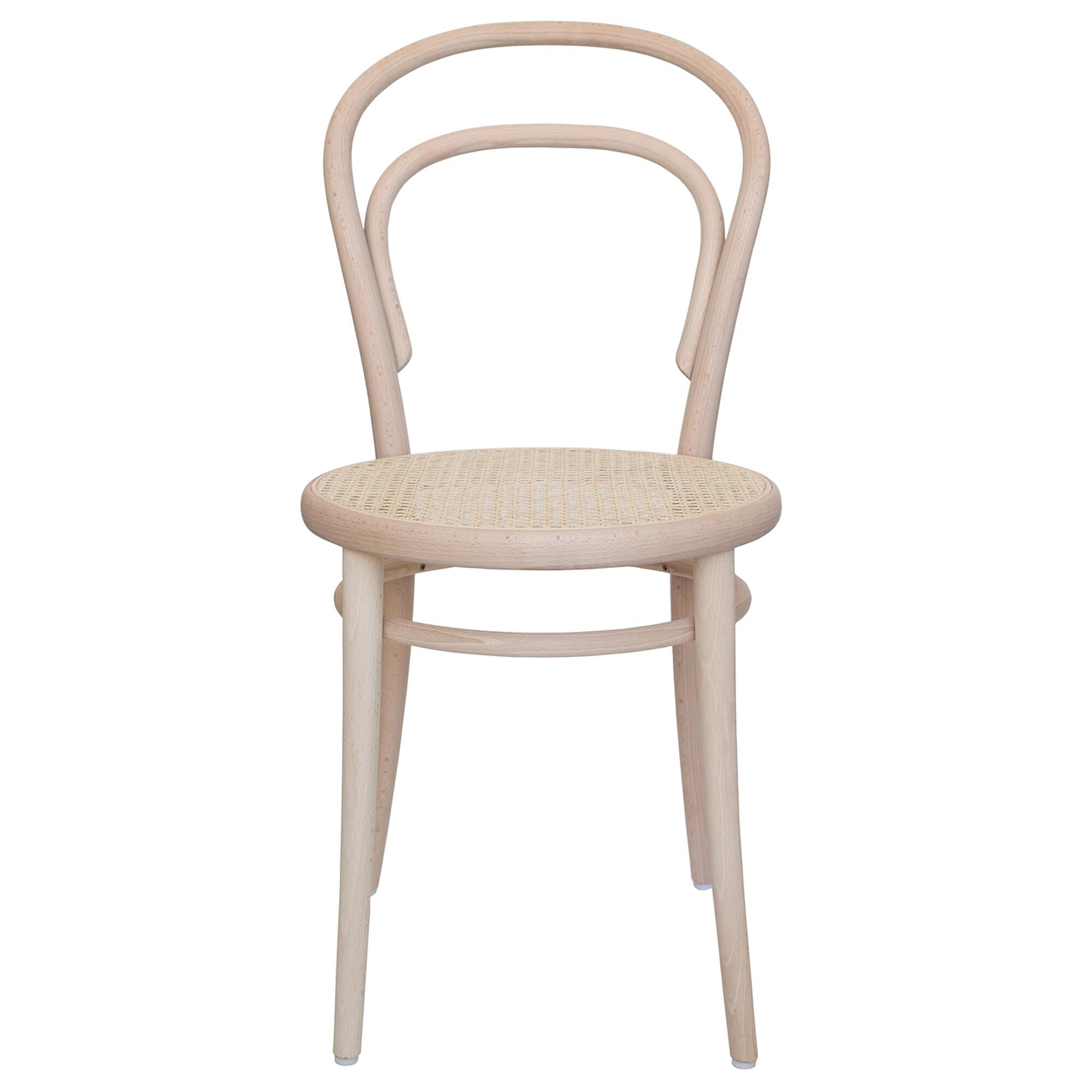 No 14 Chaise de Salle à Manger Rotin/Non Traité