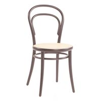 No 14 Silla de Comedor Ratán/Café