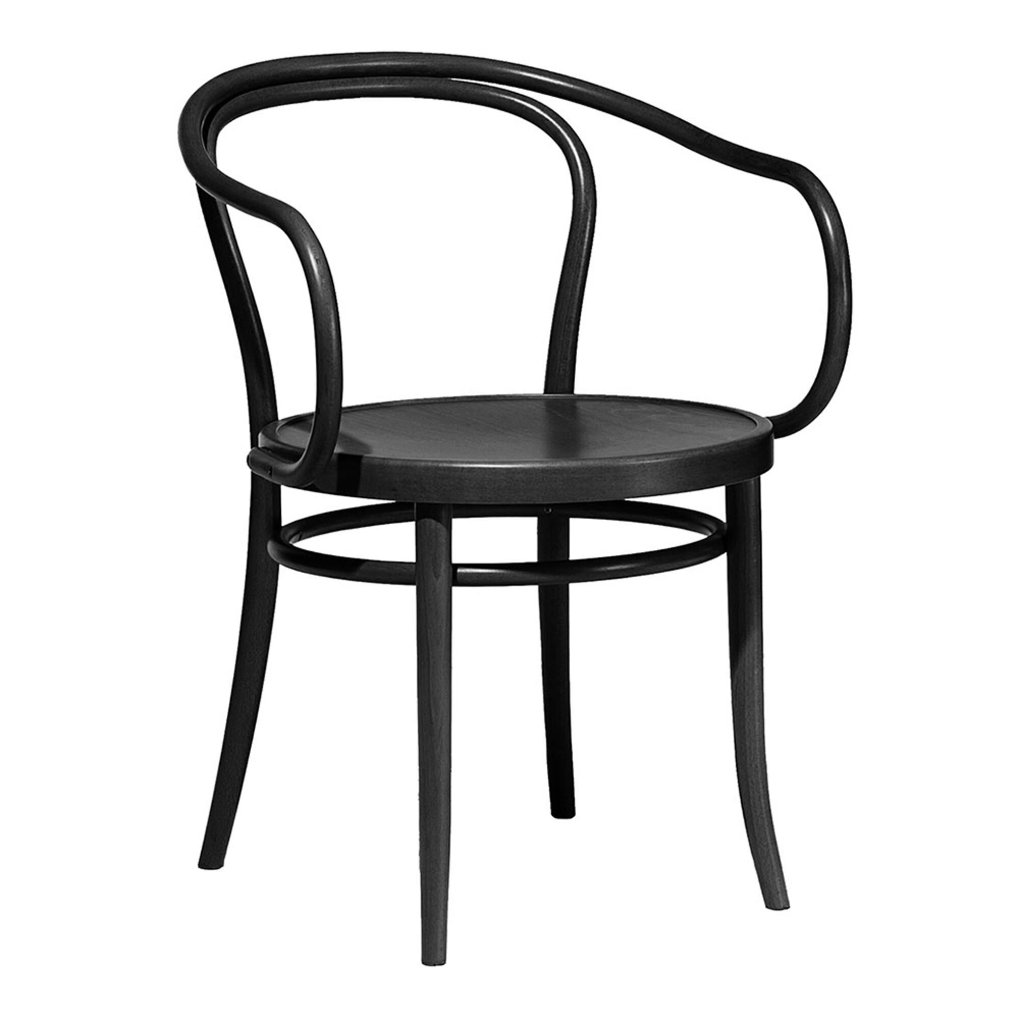 No 30 Chaise de Salle à Manger Noire