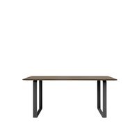 70/70 Spisebord 170x85 Røget Eg/Sort
