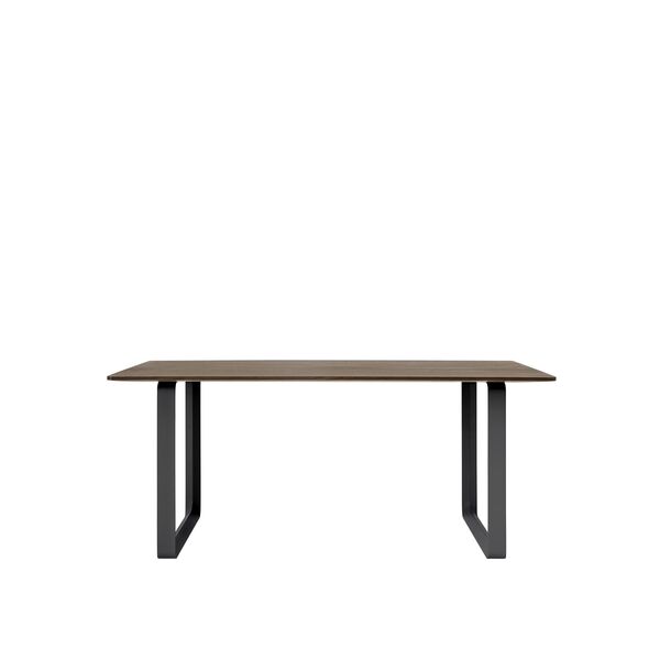 70/70 Esstisch 170x85 Räuchereiche/ Schwarz