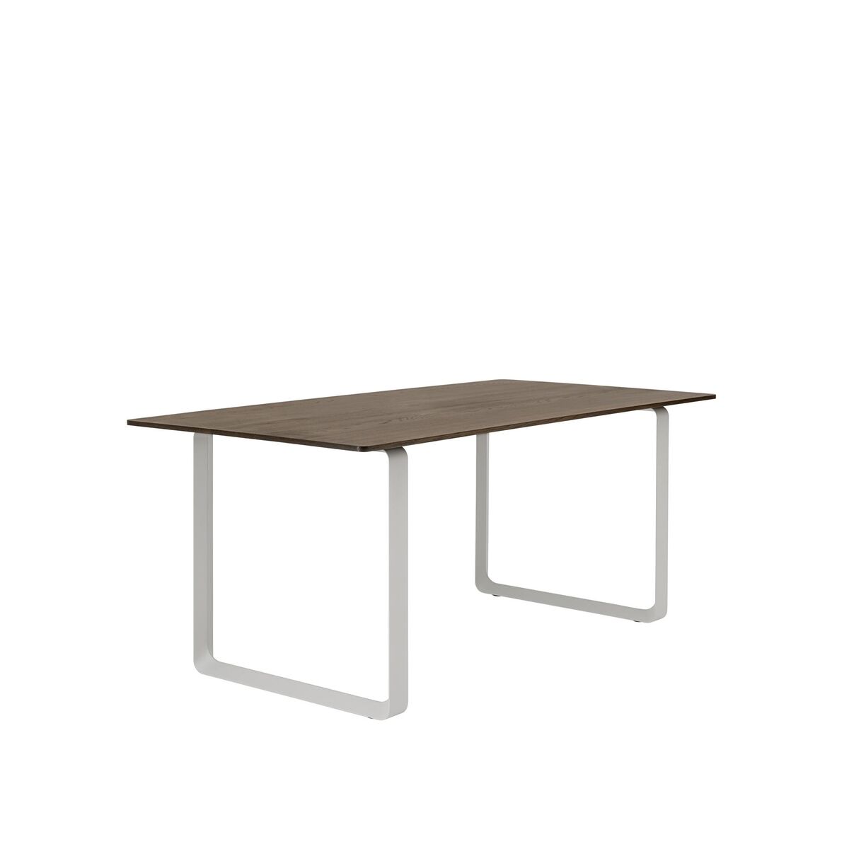 70/70 Matbord 170x85 Rökt Ek/ Grå