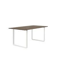 70/70 Matbord 170x85 Rökt Ek/ Vit