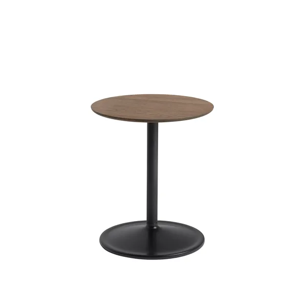 Soft Coffee Table Smoked Oak/Black Ø41 H48