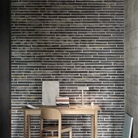 Linear Bordlampe Sort