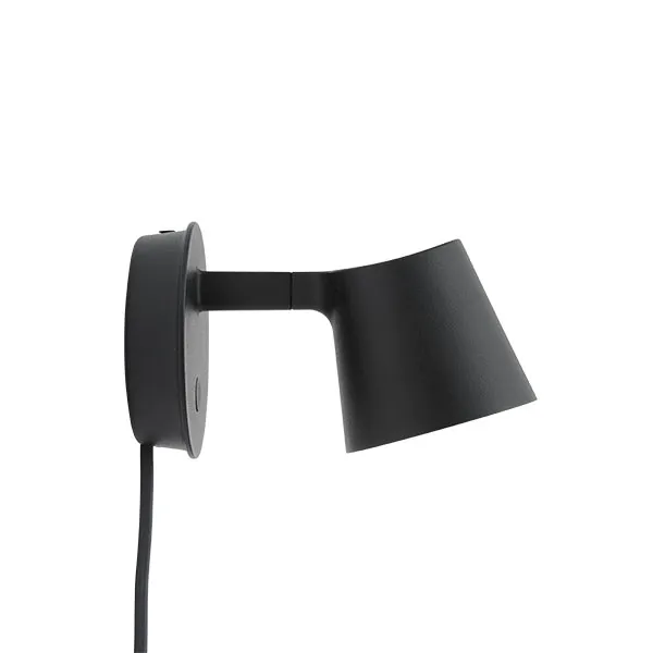 Tip Wall Lamp Black