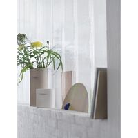 Ridge Vase Råhvid H16,5 cm
