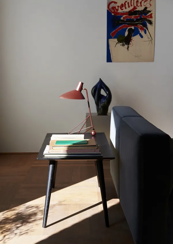 In Between SK23 Bureau Chêne Laqué Noir H48 cm