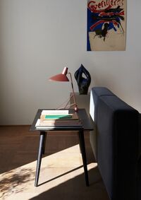 In Between SK23 Bureau Chêne Laqué Noir H48 cm