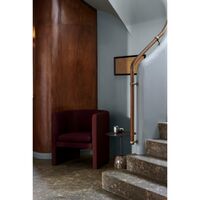 Lato LN9 Couchtisch Oval Lackierte Eiche/Crema Diva Marmor