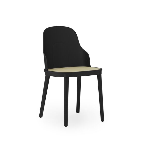 Allez Esstischstuhl M. Wicker Schwarz