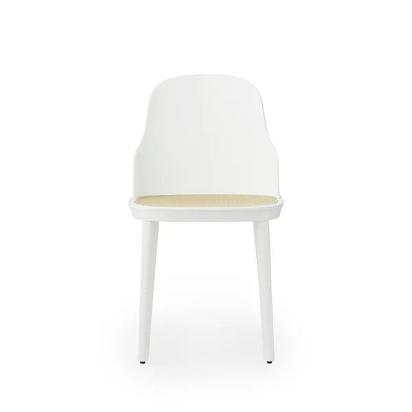 Allez Eettafelstoel m. Wicker Wit