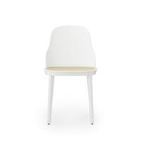 Allez Eettafelstoel m. Wicker Wit