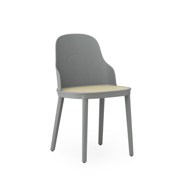 Allez Esstischstuhl M. Wicker Grau