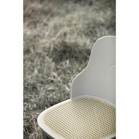 Allez Dining Chair w. Wicker Warm Gray