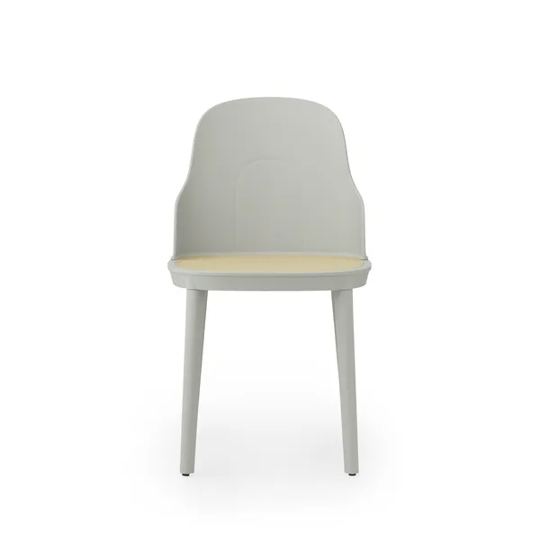 Allez Dining Chair w. Wicker Warm Gray