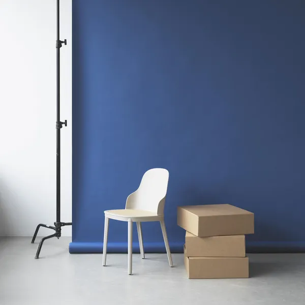 Allez Dining Chair w. Wicker Warm Gray