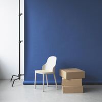 Allez Dining Chair w. Wicker Warm Gray