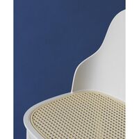 Allez Dining Chair w. Wicker Warm Gray