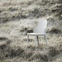Allez Dining Chair w. Wicker Warm Gray
