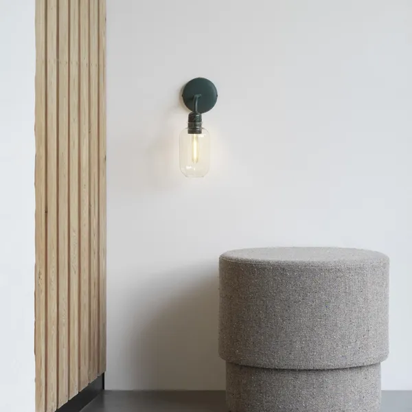 Amp Wall Lamp Smoke/Black