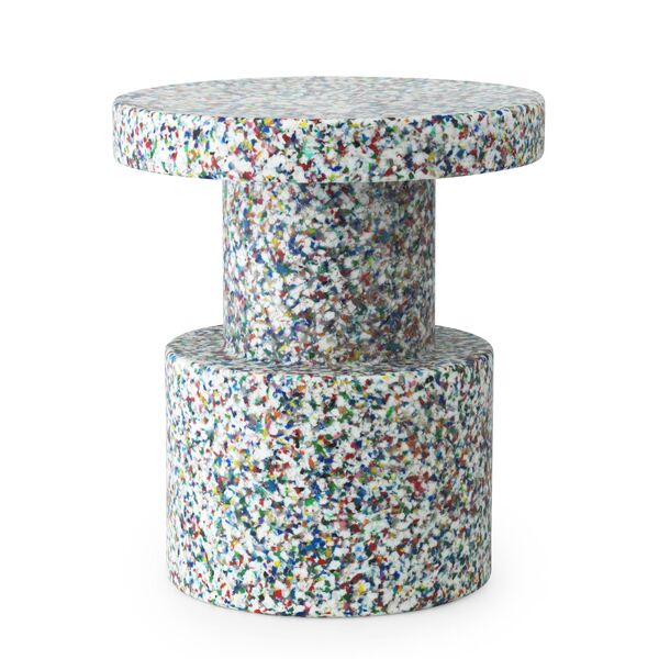 Bit Stool White Multicolored