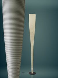 Mite Anniversario Gulvlampe Hvid/Sort