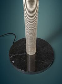 Mite Anniversario Gulvlampe Hvid/Sort