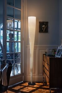 Mite Anniversario Gulvlampe Hvid/Sort