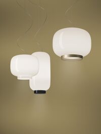Chouchin 1 Reverse LED Pendel Hvid/Guld