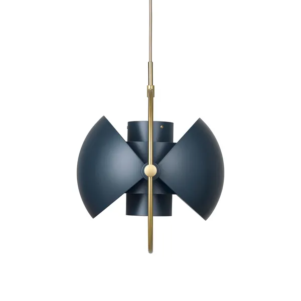 Multi-Lite Pendant Large Brass & Midnight Blue - Limited Edition